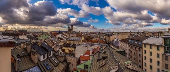 Dachy Krakowa / roofs of Krakow