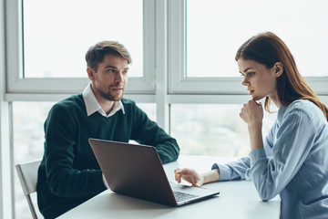 business people working in office