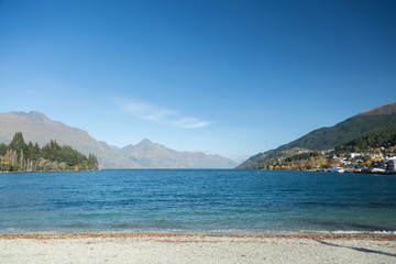 Fototapeta na wymiar Lake Wakaipu in New Zealand