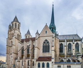 Fototapeta na wymiar Dijon Cathedral, France