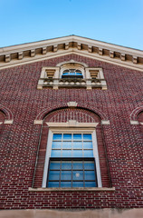 Brick building