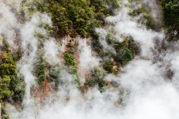 Rotorua Waimangu Volcanic Valley auf der Nordinsel von Neuseeland