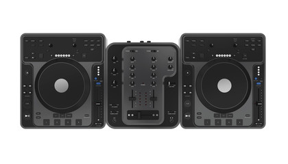 Fototapeta premium DJ Music Mixer Isolated