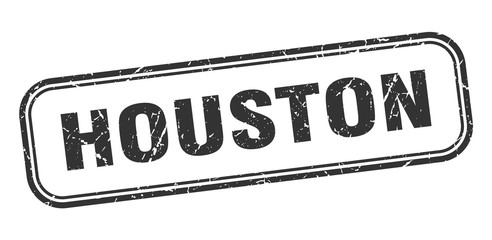 Houston stamp. Houston black grunge isolated sign