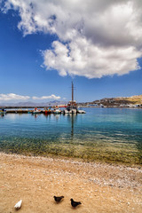 Fototapeta na wymiar Mykonos Old Port