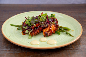 Galician octopus food dish