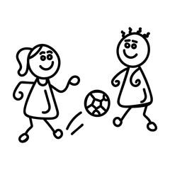  Kids Playing Football 