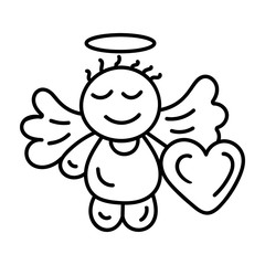  Love Angel Vector 