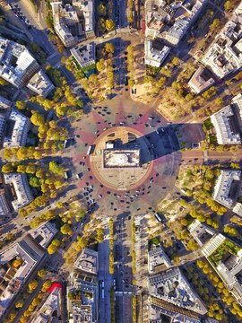 Aerial photography of building