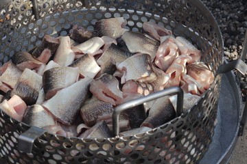 fresh fish at the market