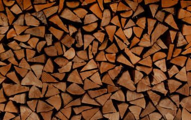 Pile of wood pieces, nice background photo with wood