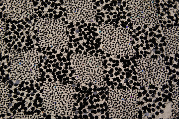 Lace fabric over white background