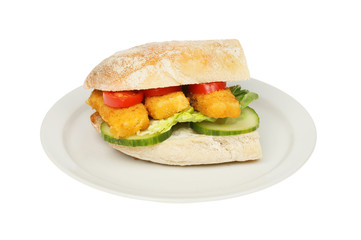 Fish finger sandwich