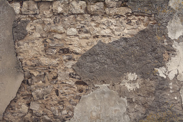 Alte Mauer als Hintergrund