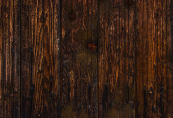 Wooden background texture. Old, scratched, natural, brown