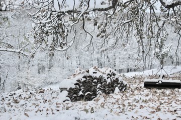 paysage enneig&eacute;