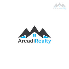 Arcadi Real Estate Logo Design template For Business