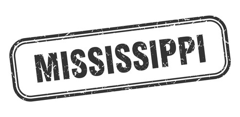 Mississippi stamp. Mississippi black grunge isolated sign