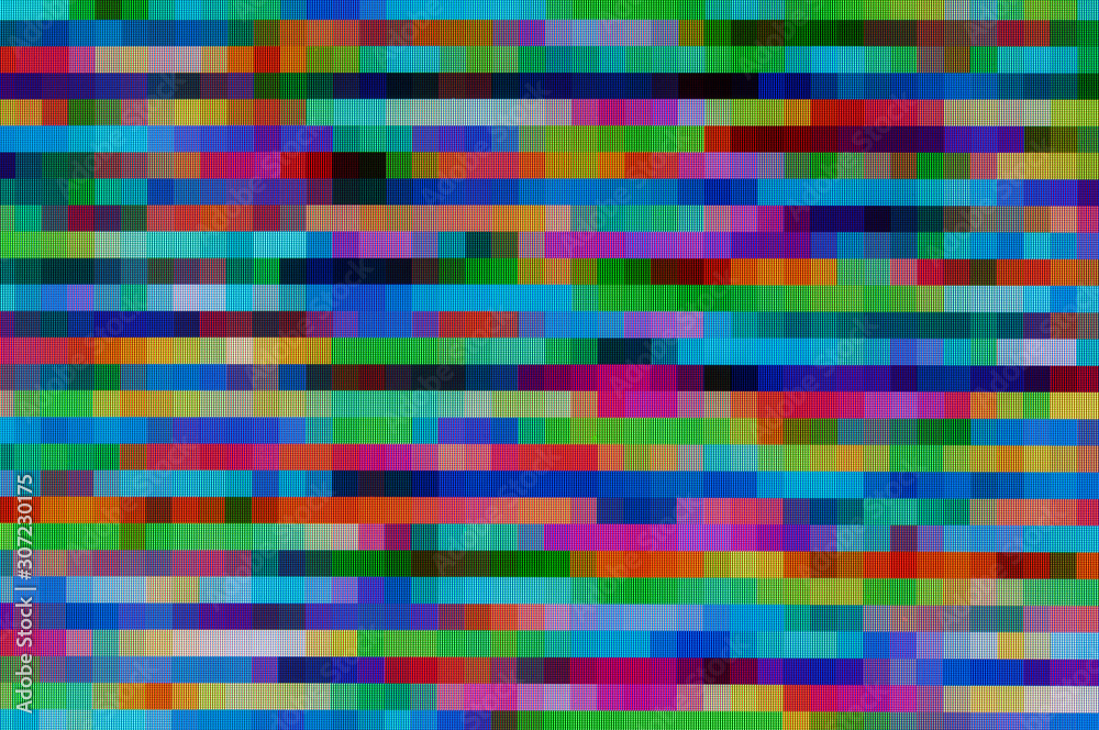 Wall mural pixel pattern of a digital glitch / abstract background, pattern of a digital glitch.