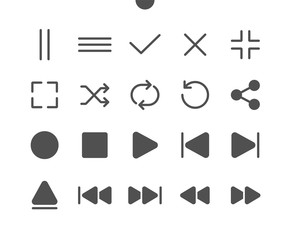 9 Audio_Video v1 UI Pixel Perfect Well-crafted Vector Solid Icons 48x48 Ready for 24x24 Grid for Web Graphics and Apps. Simple Minimal Pictogram