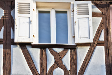 Colmar window in Alsace France