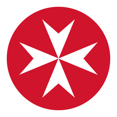 Sovereign military order of Malta symbol - obrazy, fototapety, plakaty