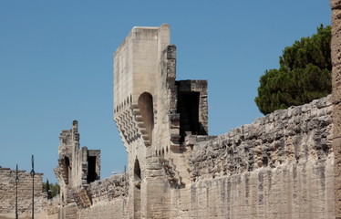 Wall at Avignon