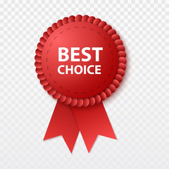 Best choice label or badge isolated on white background. Best choice vector ribbon © KARYNA