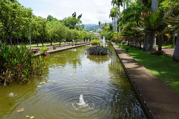 museum am botanischen garten in saint denis auf la reunion insel in frankreich