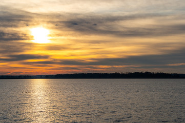 Morning Sun and Clouds