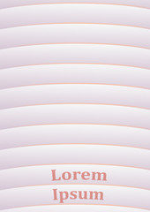 Minimal striped cover.