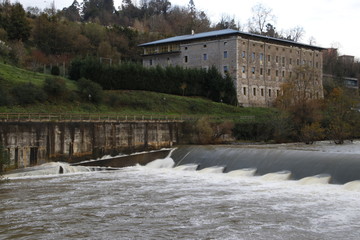 River during the melting
