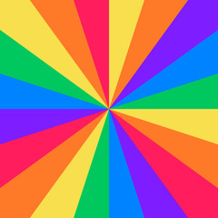 Rainbow concept background. illustration business artwork.