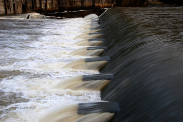 River during the melting