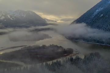 Cloudy day in the valley