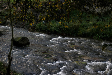 River during the melting