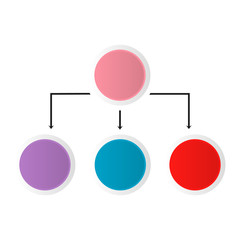 Infographic options banner. layout for business infographics with marketing icons and design elements. Abstract background with 3 steps, parts, stages, processes.