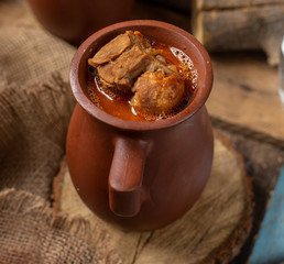 national delicious Azerbaijan meal Piti