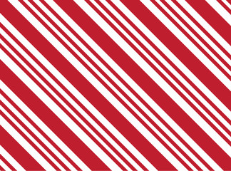 Red Candy Cane Striped Background