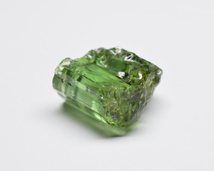 Tourmaline from Congo raw gemstone crystal