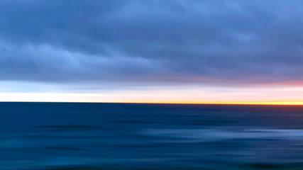 Winter Blue Ocean on Cape Cod