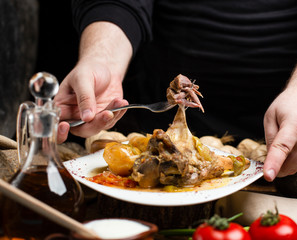 national Azerbaijan meal Buglama