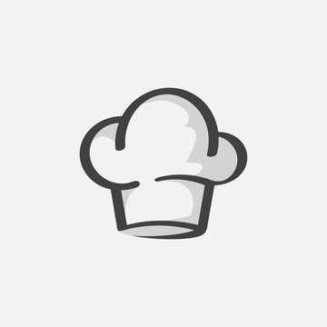 Hat for chef kitchens, chef hat icon vector, Chef cap design