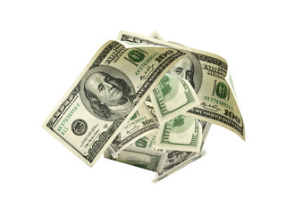 Money background. Hundred dollars of America. Usd cash money falling.