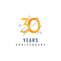 30 Years anniversary design