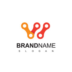 Letter W, Chain Logo Design Inspiration
