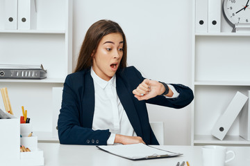 business woman talking on phone