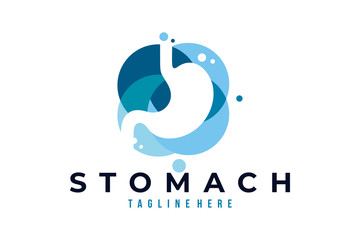 stomach care logo icon vector isolated