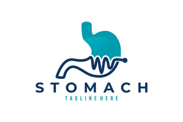stomach care logo icon vector isolated