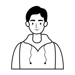 young man avatar character icon